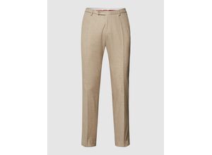 4066517548929 - Baukasten-Hose mit Leinen-Anteil Herren Slim Fit Baumwolle beige meliert