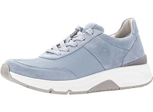 4066558281908 - Gabor® Sneaker Keilabsatz Leder für Damen blau 39