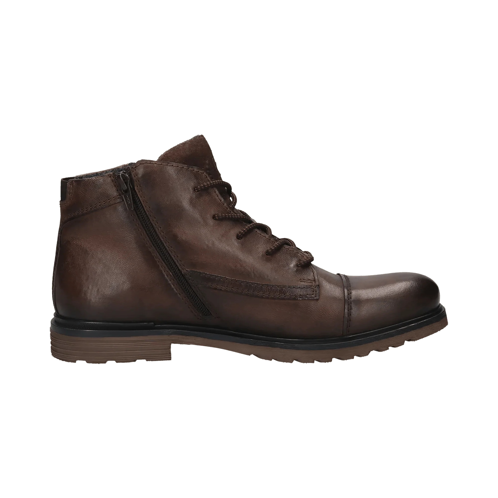 4066611942135 - Boots aus Leder mit Reißverschluss Modell Vittore