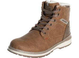 4066623053089 - Dockers® by Gerli Schnürstiefeletten gefüttert Reißverschluss für Herren braun 40