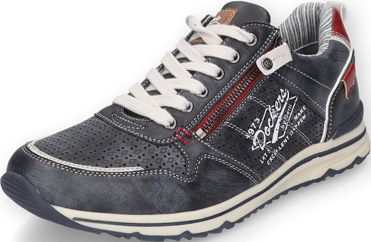 4066623177464 - Zip Sneaker Low Sneaker navy in EU47 4066623177464 - Zip Sneaker Low Sneaker navy in EU47