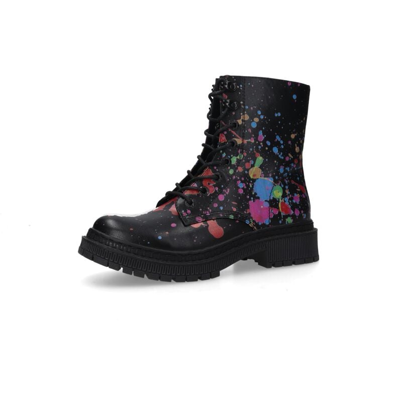 4066623428559 - Schnürboots Boot schwarz rot in EU41