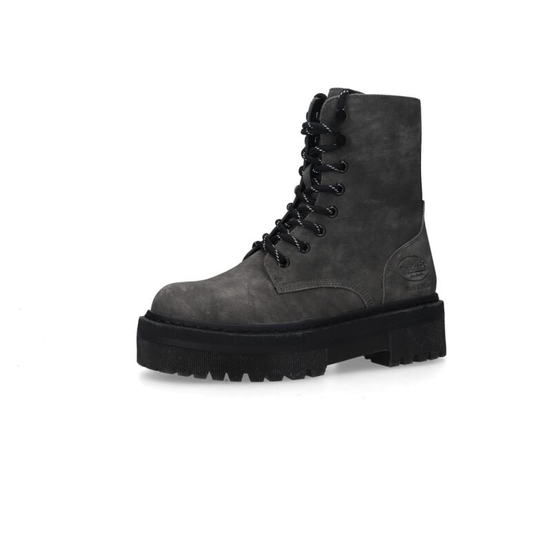 4066623464434 - Schnürboots Boot dunkelgrau schwarz in EU37