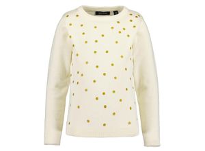 4066646170381 - - Strickpullover GOLD DOTS in offwhite Gr104