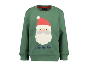 4066646179384 - - Sweatshirt HO HO HO in dunkelgrün Gr92