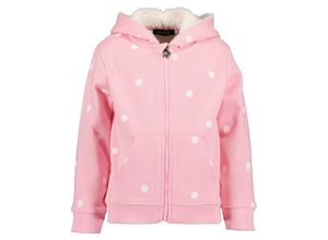 4066646184371 - - Sweatjacke TEDDY gepunktet in azalee Gr92