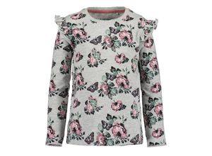 4066646190211 - - Langarmshirt ROSES meliert in nebel Gr92