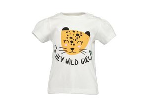 4066646327037 - - T-Shirt HEY WILD GIRL in offwhite Gr74