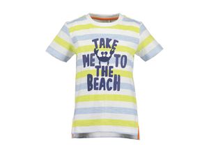 4066646354231 - - T-Shirt TAKE ME TO THE BEACH in weiß hellblau Gr92