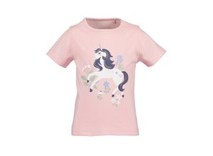 4066646364919 - - T-Shirt FLOWER UNICORN in rosa Gr92