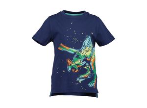 4066646374437 - - T-Shirt TRICERATOPS PAINTING in dunkelblau Gr98