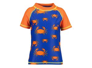 4066646378855 - - Badeshirt CRABS in blau Gr92 98