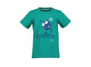 4066646379913 - - T-Shirt MONSTER SCOOTON in lagune Gr92