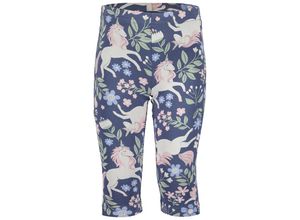 4066646399119 - - Capri-Leggings FLOWER UNICORNS in blau Gr92