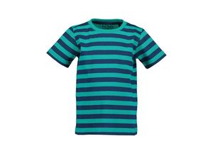 4066646400259 - - T-Shirt AQUA gestreift in blau grün Gr92