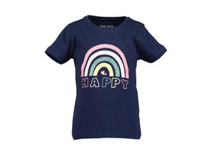 4066646409818 - - T-Shirt HAPPY RAINBOW in blau Gr92