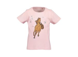 4066646410036 - - T-Shirt HORSE LOVE in rosa Gr92