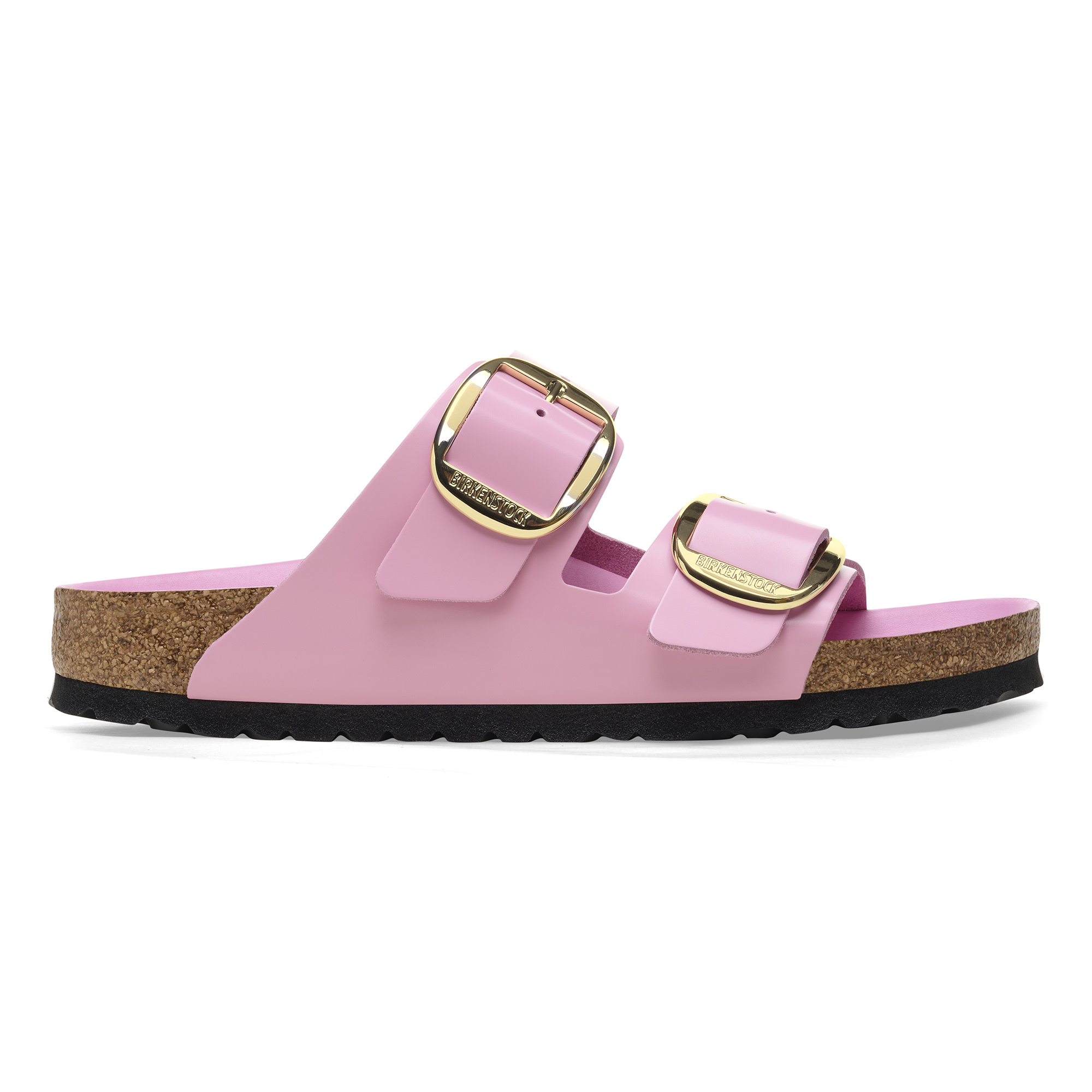 4066648020127 - Pantoletten für Damen Arizona Big Buckle Natural Leather Patent