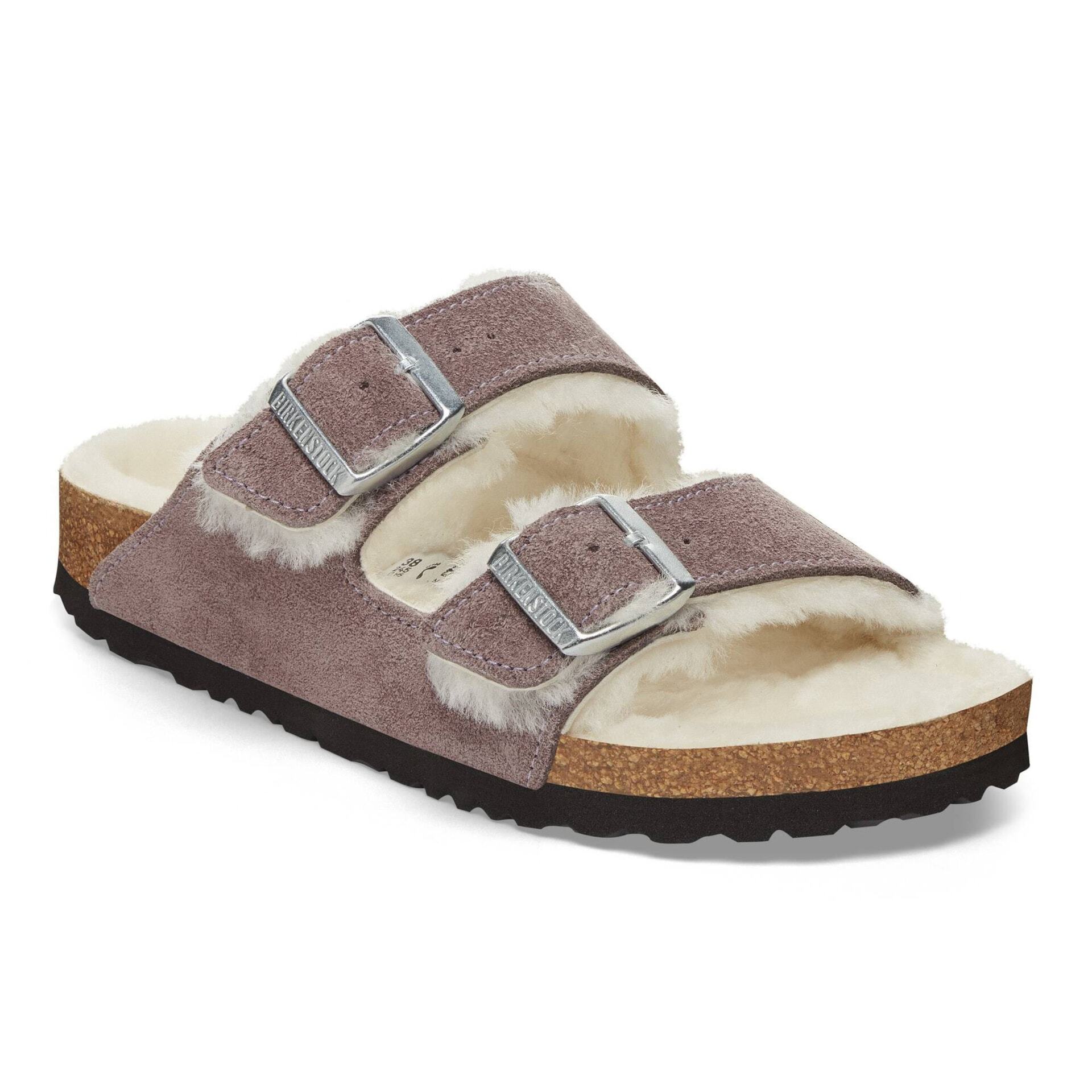 4066648551454 - Sandalen für Frauen Arizona Shearling Suede Leather Fur