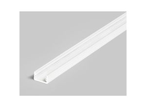 4066676142112 - Proviston - led Aluminiumprofil 122 x 7 x 2000 mm Weiss Indirekte Beleuchtung Led-Beleuchtung - Weiß