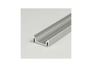 4066676142563 - Proviston - led Aluminiumprofil 24 x 9 x 2000 mm Silber Eloxiert Led-Beleuchtung Indirekte Beleuchtung led Leisten 1 Stück - Silber