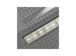 4066676142617 - Proviston - Kunststoffabdeckung Transparent Für led Aluminiumprofil 2000 mm Led-Beleuchtung Indirekte Beleuchtung led Leisten 1 Stück - Transparent