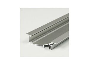 4066676142785 - Proviston - led Aluminiumprofil 53 x 135 x 2000 mm Silber Indirekte Beleuchtung Led-Beleuchtung - Silber