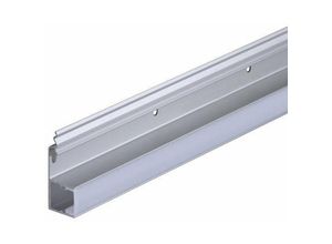 4066676157406 - Led Clip für Sockelleisten Indirekte Beleuchtung 165 x 424 x 2400 mm Kunststoff Grau Lichtleiste 24 Meter - Grau - Proviston