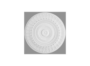 4066676171167 - PROVISTON Stuckrosette Polystyrol Durchmesser 640 mm Weiß Deckenrosette - Weiß