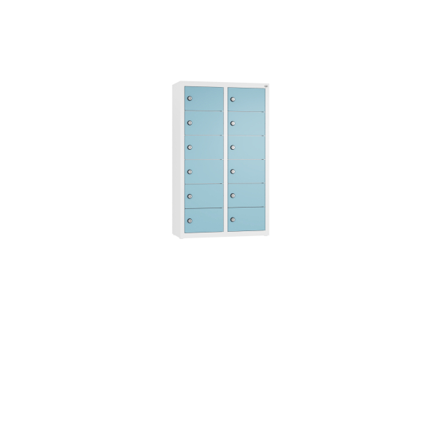 4066681196803 -  Spind 12Fächer 77x46x20cm ws architekturbl 4066681196803 C+P