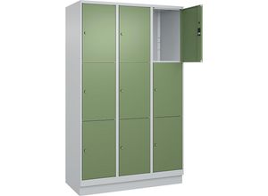 4066681684713 - 3er-Schließfachschrank Classic PLUS C+P