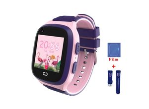 4066708422038 - TPFNet Smart Watch für Kinder - IP67 - Silikon Armband - Android & IOS - Schwarz