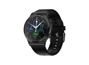 4066708475027 - TPFNet Smart Watch   Fitness Tracker IP67 für Damen & Herren - Silikon Armband - Android & IOS - Grau