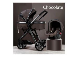 4066708477748 - Kombi-Kinderwagen 3in1 Set - Modell 1 Stoff - Khaki