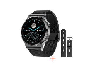 4066708478189 - TPFNet Smart Watch   Fitness Tracker IP68 für Damen & Herren - Milanaise Armband - Android & IOS - Schwarz