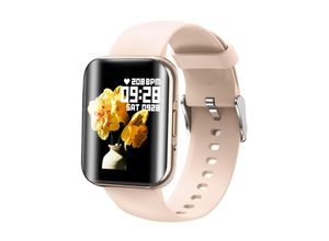 4066708478264 - TPFNet Smart Watch   Fitness Tracker IP67 - SSilikon Armband - Android & IOS - Rosa