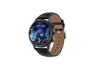 4066708663349 - TPFNet Smart Watch   Fitness Tracker IP67 - Kunstleder Armband - Android & IOS - Braun