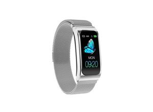 4066708663592 - TPFNet Damen Smart Watch   Fitness Tracker IP68 - Milanaise Armband - Android & IOS - Schwarz