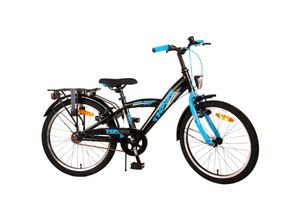 4066708667460 - TPFSports Thombike Kinderfahrrad - Jungen - 20 Zoll - Rücktritt + Handbremsen - Schwarz Blau