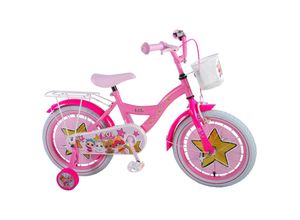 4066708728833 - TPFSports LOL Surprise Kinderfahrrad - Mädchen - 16 Zoll - 2 Handbremsen - Pink