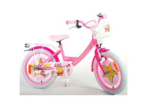 4066708729175 - TPFSports LOL Surprise Kinderfahrrad - Mädchen - 18 Zoll - 2 Handbremsen - Pink