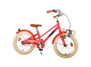 4066708730195 - TPFSports Melody Kinderfahrrad - Mädchen - 16 Zoll - Rücktritt + Handbremse - Türkis