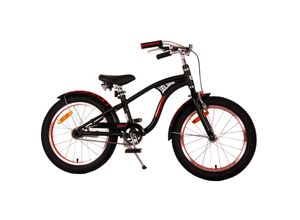 4066708730720 - TPFSports Miracle Cruiser Kinderfahrrad - Jungen - 18 Zoll - Rücktritt + Handbremse - Mattblau