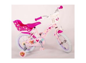 4066708730973 - TPFSports Paw Patrol Kinderfahrrad - Mädchen - 14 Zoll - 2 Handbremsen - Rosa