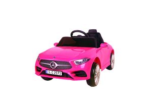 4066708826980 - Elektro-Kinderauto Mercedes CLS350 rosa - Kinderauto - Elektroauto - Ledersitz und Sicherheitsgurt