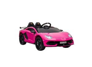 4066708827925 - Elektro-Kinderauto Lamborghini Aventador SVJ Doppelsitzer schwarz - Kinderauto - Elektroauto - Ledersitz und Sicherheitsgurt