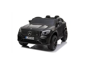 4066708828083 - Elektro-Kinderauto Mercedes GLC 63S Doppelsitzer schwarz - Kinderauto - Elektroauto - Ledersitz und Sicherheitsgurt