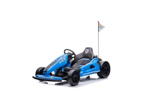 4066708857212 - Elektro-Kinderquad eDrift Car blau - Kinderauto - Elektroauto - Elektro-Gokart - Sicherheitsgurt und Hinterreifen zum Driften