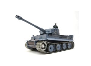 4066708857335 - RC-Panzer German Tiger I UPG-A V70 Upgrade-A V70 - RC Panzer ferngesteuert - Panzer mit Schussfunktion Stahlgetriebe und Kettenantrieb - Rauch und Sound - Maßstab 116