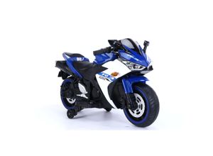 4066708904121 - Elektro-Kindermotorrad Motorrad 888 blau - Kindermotorrad - Elektromotorrad - Stützräder